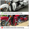Harley Touring Street Glide Lower Fairing Locking Glove Box Doors (2005-2013)