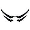 Alfa Romeo Stelvio Glossy Black Front Bumper Side Air Vent Trim (2017-2025)