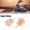 Motorcycle ATV Dirt Bike 10 Pcs Clear Yellow Red Universal Fuel Filters