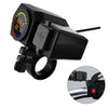 Waterproof Charger with Voltmeter and Temperature Display