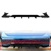 VW Tiguan Glossy Black Rear Bumper Splitter Lip (2024-2025)