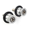 KAWASAKI ZX6R (1998-2011) - Silver Slider Set 10mm Swingarm Spools
