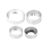 Chevy Silverado & GMC Sierra 8 x Silver Tone AC Radio Switch Knob Covers