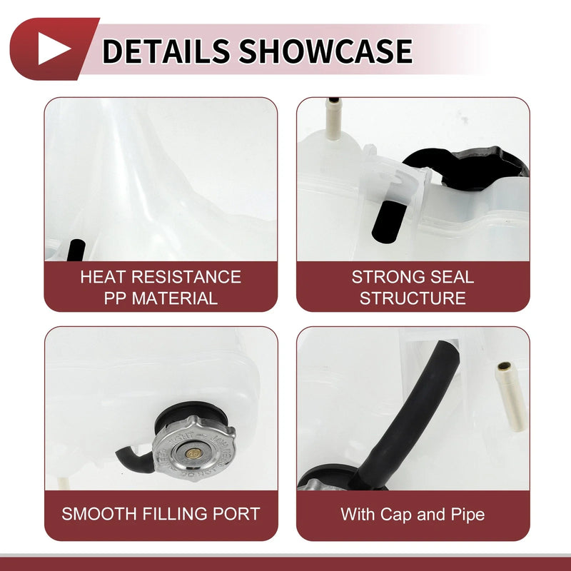 Dodge Challenger Coolant Expansion Overflow Tank with Cap ( Specified)