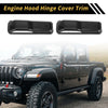 Jeep Wrangler JL JLU (2018-2022) Carbon Fiber 2 x Engine Hood Hinge Covers