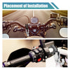 Honda ADV150 1 Set Handlebar Hook Aluminum Alloy Silver Tone (2019–2023)