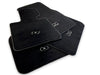 Rolls Royce Ghost 2010-2019 Black Badge with Fluorescent Logo Floor Mats