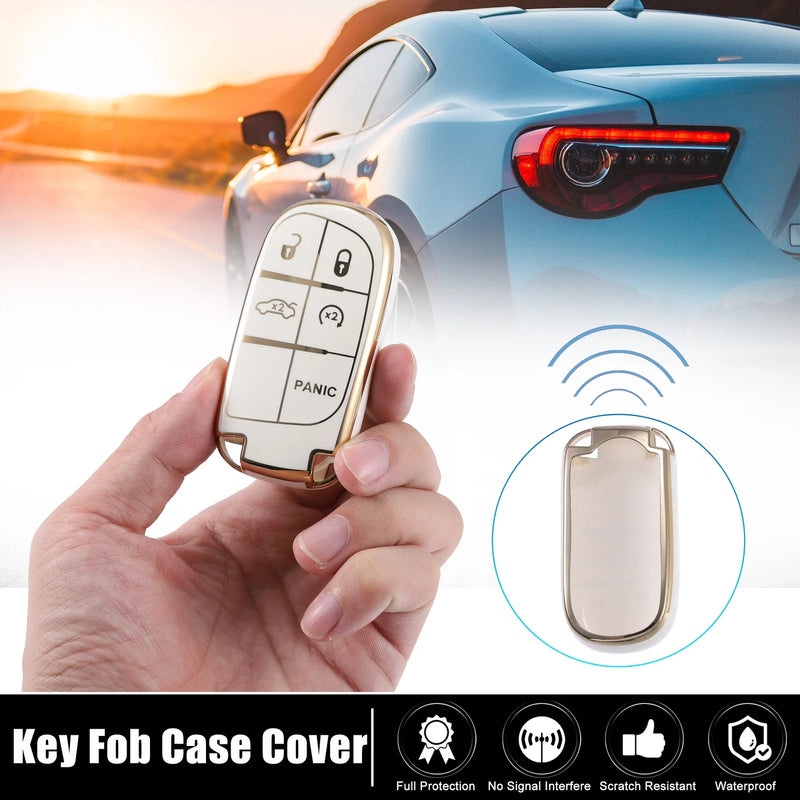 Jeep Grand Cherokee Renegade Smart Key Fob Case Cover Set (2011-2023)