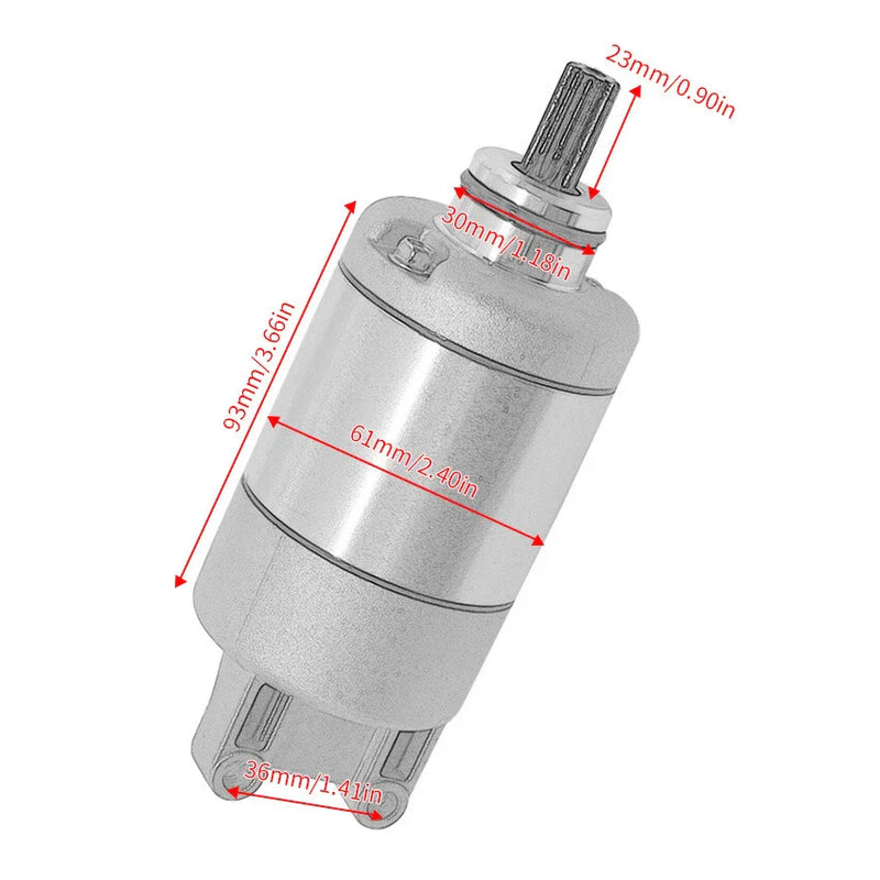Honda CBR600F, CBR600F4, CBR600F4i Starter Motor (1999-2006)