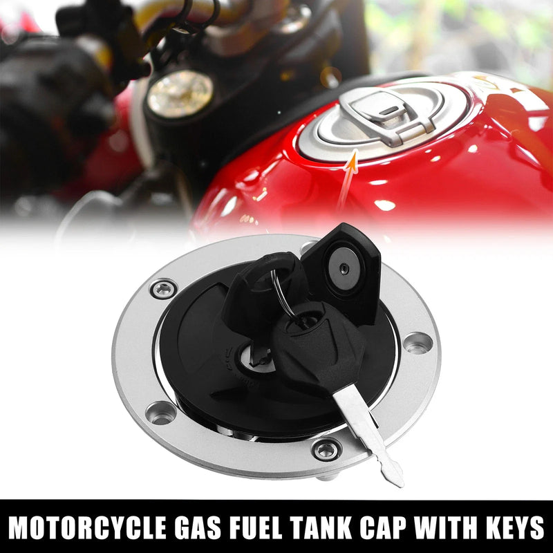 Kawasaki Gas Tank Cover Locking Fuel Tank Cap with Keys