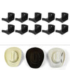 Wall 10 x Cowboy Hat Rack Wide Brim Hanger Adhesive Hat Hooks