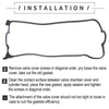 Honda CRX Valve Cover Gasket (1992-1998)