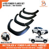 Toyota Hilux Ute Revo SR5 6" Matte Black Fender Flares (2015-2018)