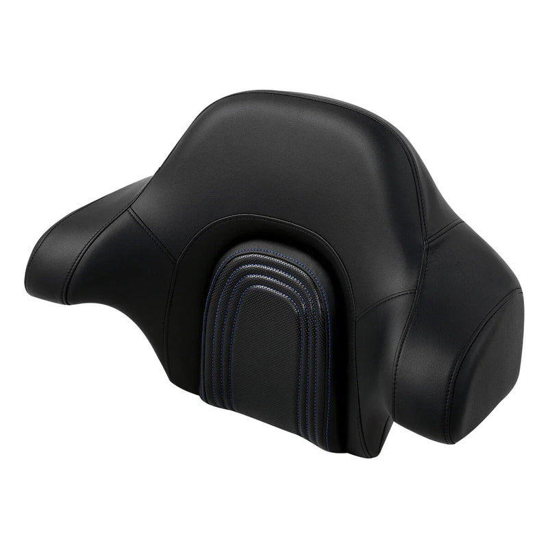 Harley Touring Street Road Glide Black Passenger Backrest Pad (14-24)