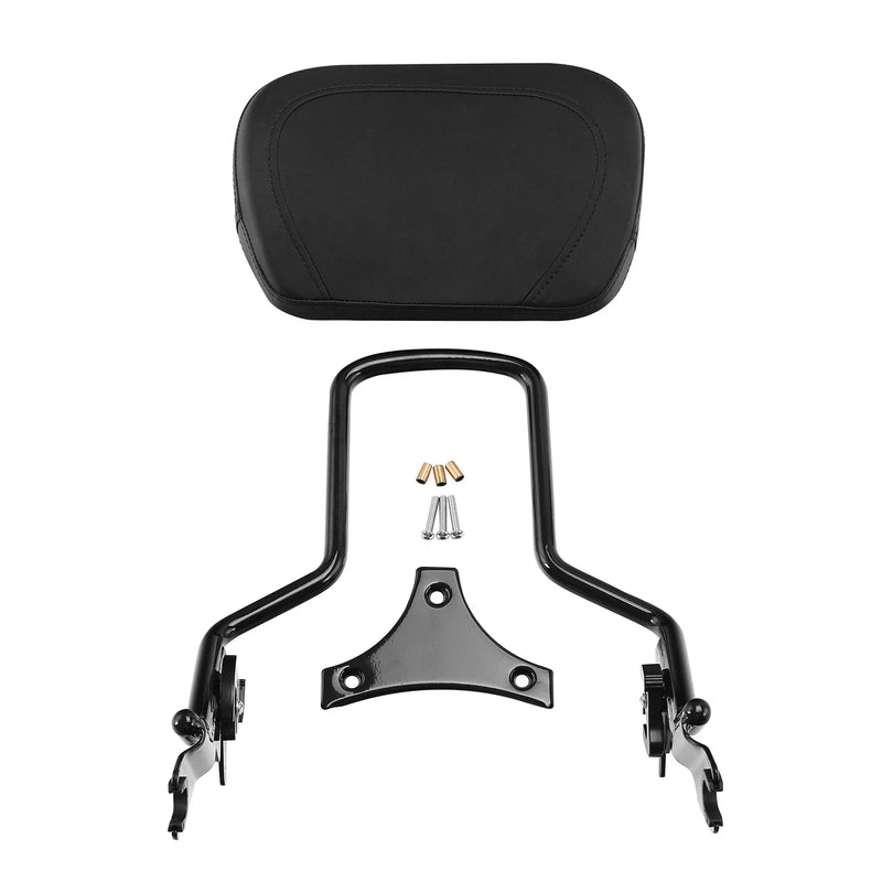 Harley Touring Road King Glide Black Detachable Backrest Sissy Bar (09-25)