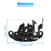 Nissan NV2500 NV3500 Black Hood Latch Lock (2012-2019)