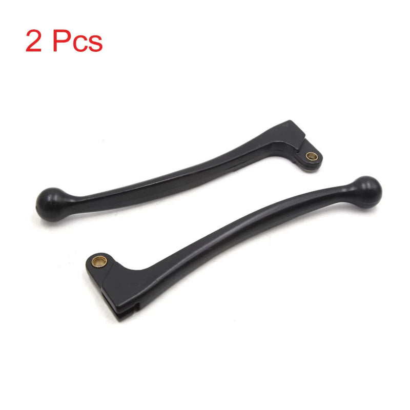 CG125 2Pcs Black Aluminum Alloy Motorcycle Left Brake Clutch Handle Lever