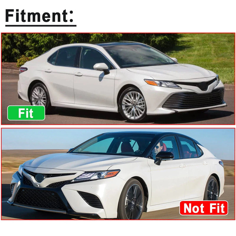 Toyota Camry Gloss Black Rear Mirror Cover Cap Trim Horn (2018–2023)