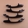 Hyundai Tucson 4 x Black Exterior Door Handle Set (2005-2009)