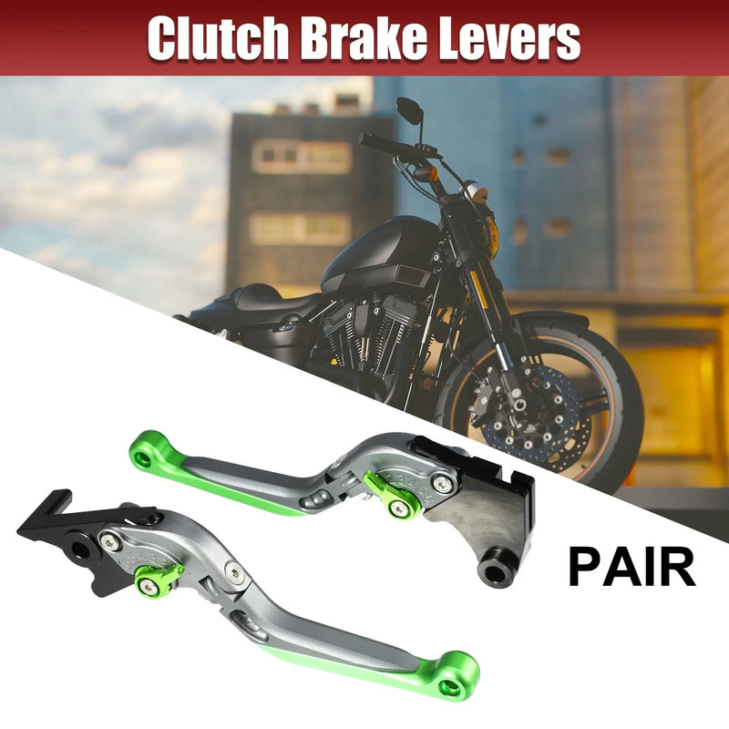 Kawasaki Z250SL Titanium Green Pair / 2 x / Motorcycle Brake Clutch Levers
