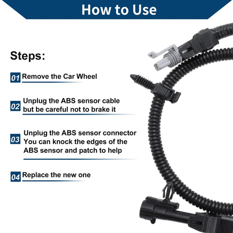 Chevrolet Venture ABS Wheel Speed Sensor (2001-2003)