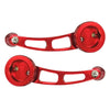 Door Window Regulator - Compatible with Various Models Red Hand Crank Adjust Handle