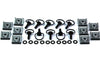 Motorcycles 10x Genuine Black DZUS Fairing Quick Release Panex D Clips