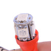 Car Dome Map Light Side Marker Turn Signal Lamp 20 x Red T10 Bulbs