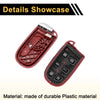 Dodge Charger (2020) Black Red 4 Button Key Fob Shell Case