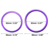 Chevrolet Camaro (2016-2020) Purple 4 Pcs AC Outer Vent Rings Trim Covers