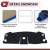 Honda VEZEL RV Series 2021-2024 Protector Black Blue Dashboard Cover Mat
