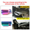 Car Accessories Stainless Steel Rear Exhaust Bent Pipe Tail Muffler Tip