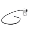 Motorcycle ATV Headlight Fog Spot Light Silver 7/8" Handlebar On Off Switch