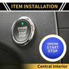 Toyota Tacoma Engine Start Stop Button Switch Knob Cover Blue (2016–2023)