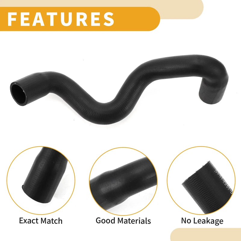 Ford Focus III 2010-2023 Rubber Black 1 x Piece Radiator Hose