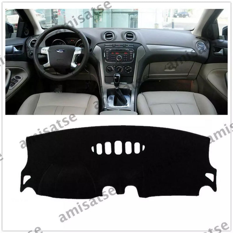 Ford Mondeo 2007-2012 Black Dashboard Cover Sun Visor Pad Dashmat (2007-2012)