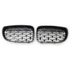BMW E81 E82 E87 E88 1 Series Gloss Black Front Grille (2008-2011)