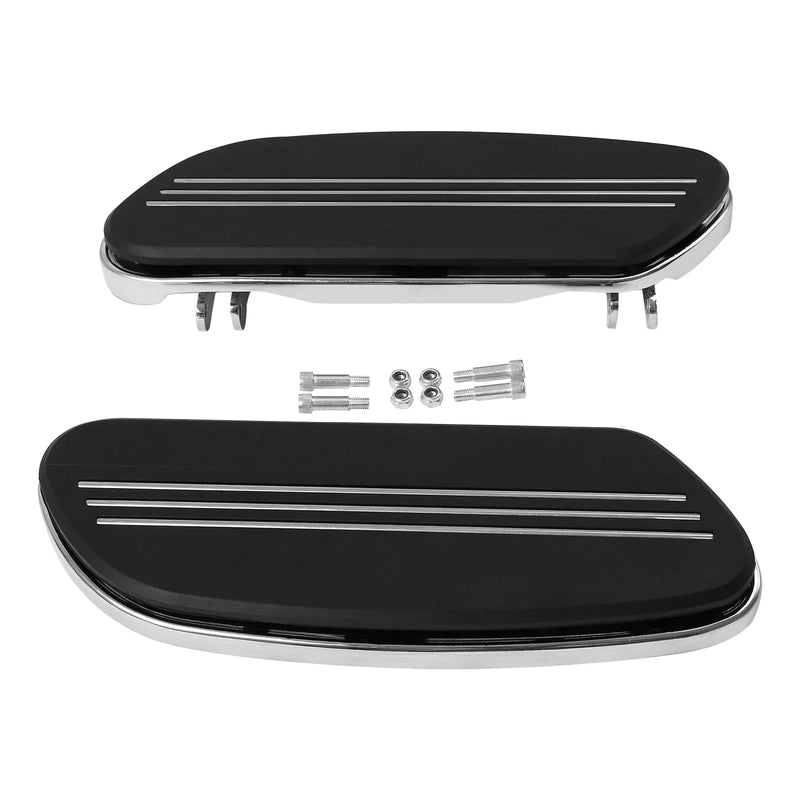 Harley Touring Electra Road Glide Chrome Driver Floorboard Kit (1986-2023)