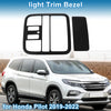 Honda Pilot (2019-2022) Matte Black Front Row Headlight Trim Bezel