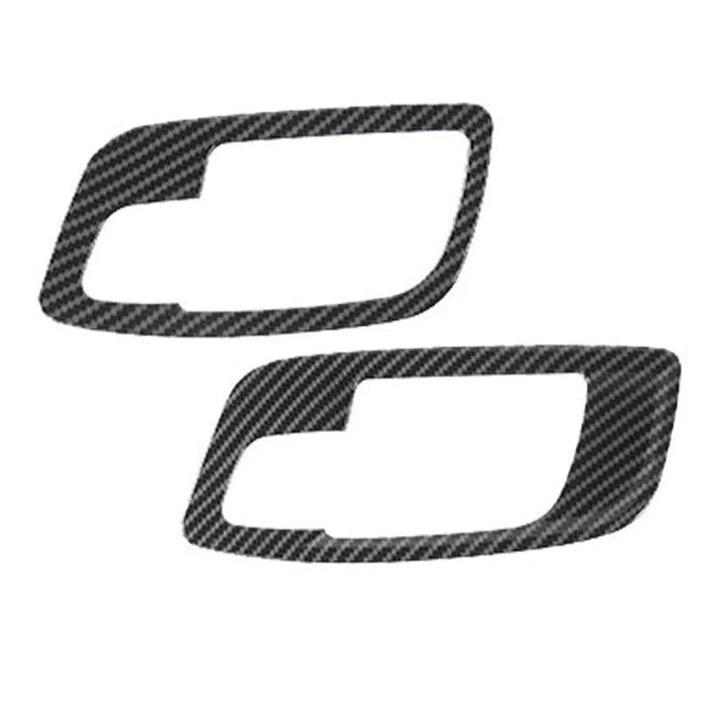 Charger 4pcs Carbon Fiber Interior Door Handle Bowl Covers (2011-2023)