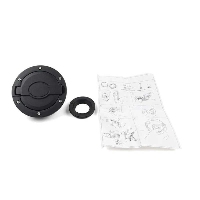 Jeep Wrangler JK (2007-2018) Black Fuel Tank Door Cover