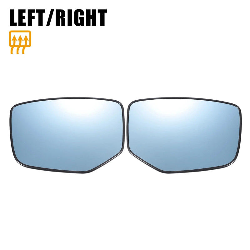 Honda Accord Blue Mirror Glass Pair (Left & Right) w/ Back Heated (2008-2010)