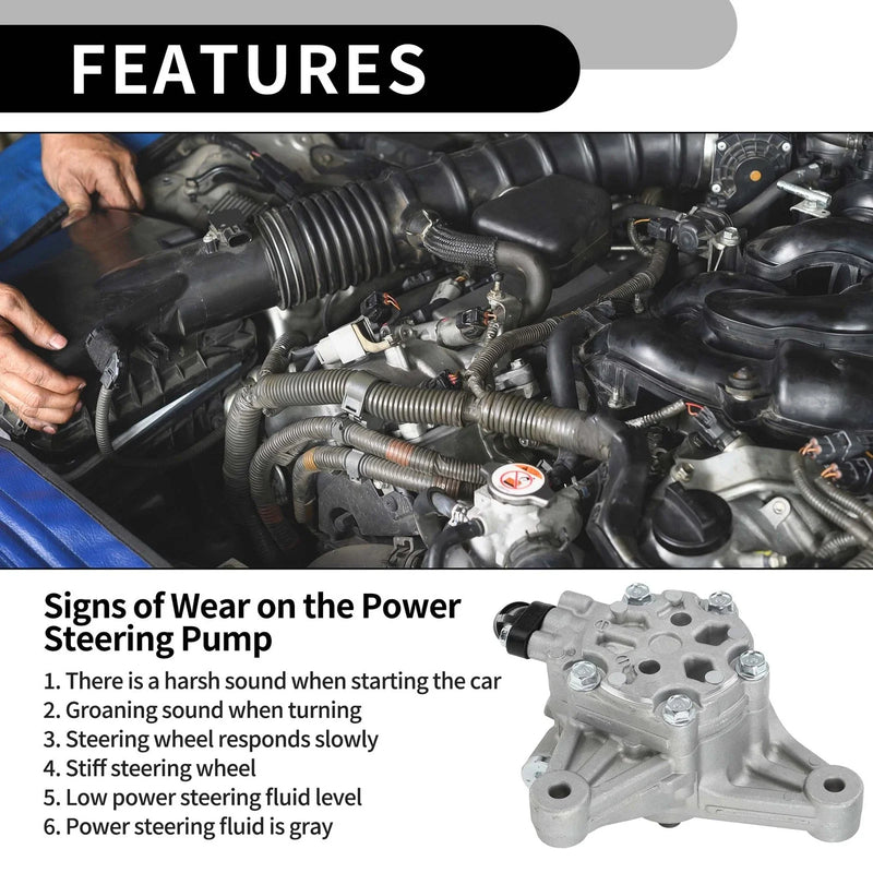 Honda Pilot 3.5L V6 Power Steering Pump (2012-2015)