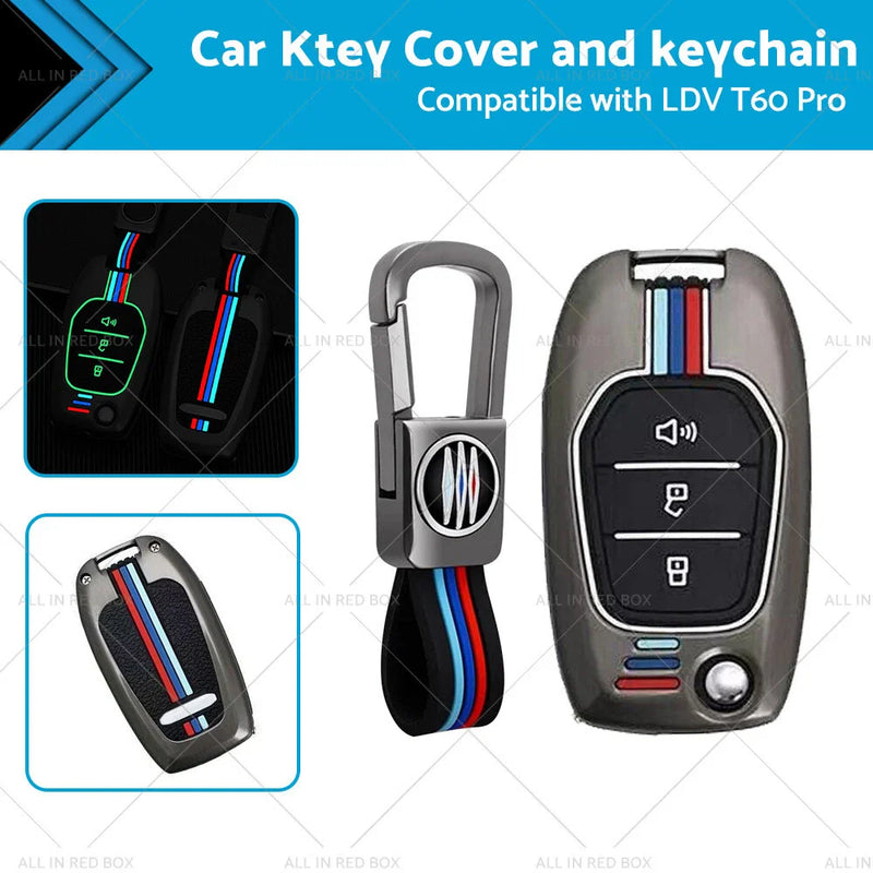 LDV T60 Pro Zinc Alloy Flip Remote Key Fob Case Cover (2017-2023)