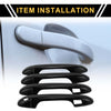 Toyota Tacoma 4 x Exterior Door Handle Covers Black (2016–2023)