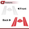 Chevrolet Optra Left Right Door Pillar Window Trim Silver Tone