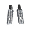 Aprilia APR 150 GPR 125 150 250 RS125 Tuono 125 Gray Front Footrest Pegs