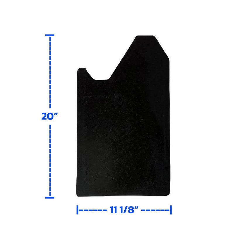 Mitsubishi 4WD 4X4 Off-Road Mud Flaps Splash Guards  Black Rubber