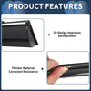 Hyundai Tucson Side Window Vent Visors Black 2016 Window Deflectors