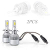 Car H7 7600LM 36W LED Headlight Bulbs (6000K)